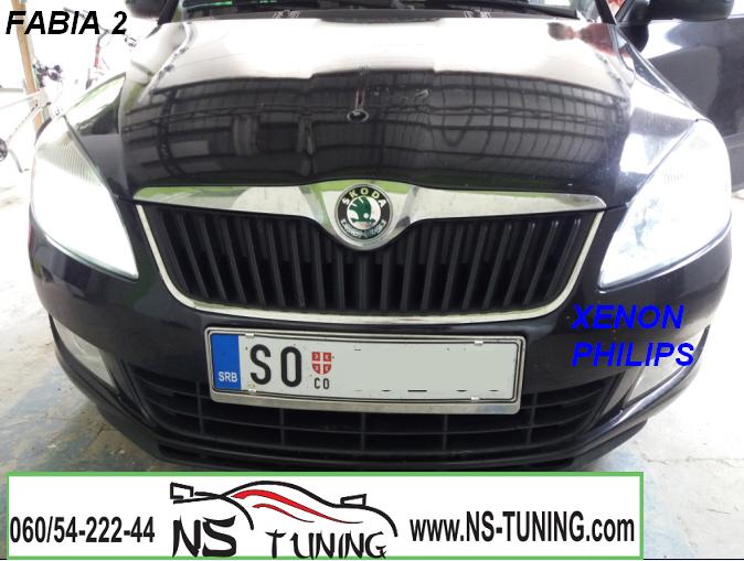 skoda fabia xenon svetla h7 sijalica philips ugradnja novi sad